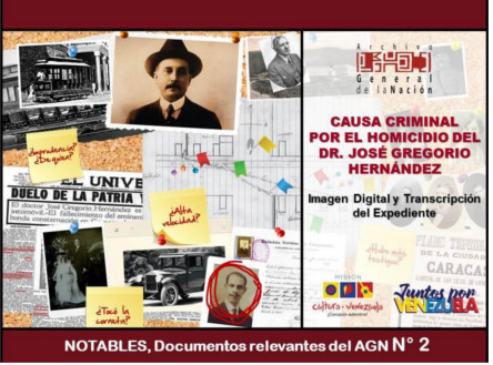 Causa Criminal por el Homicidio del Dr. José Gregorio Hernández