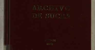 Archivo de Sucre Tomo III