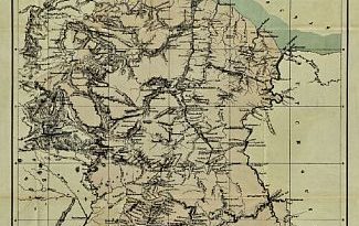 Reduction of the map of British Guiana by sir Robert H. Schomburgk.