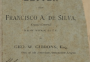 Guiana question : letter from Francisco A. de Silva, cónsul general, New York City, to Geo. W. Gibbons, Esq., pres. of the American Annexation League