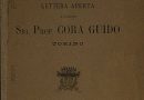 Lettera aperta al chiarissimo Sig. Prof. Cora Guido Torino, Cónsul general de los Estados Unidos de Venezuela en Italia.